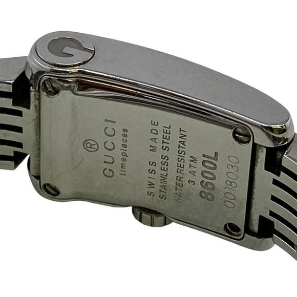 GUCCI 8600L G Metro Quartz Side Diamond Watch Silver Women's Z0006237 - Picture 4 of 7